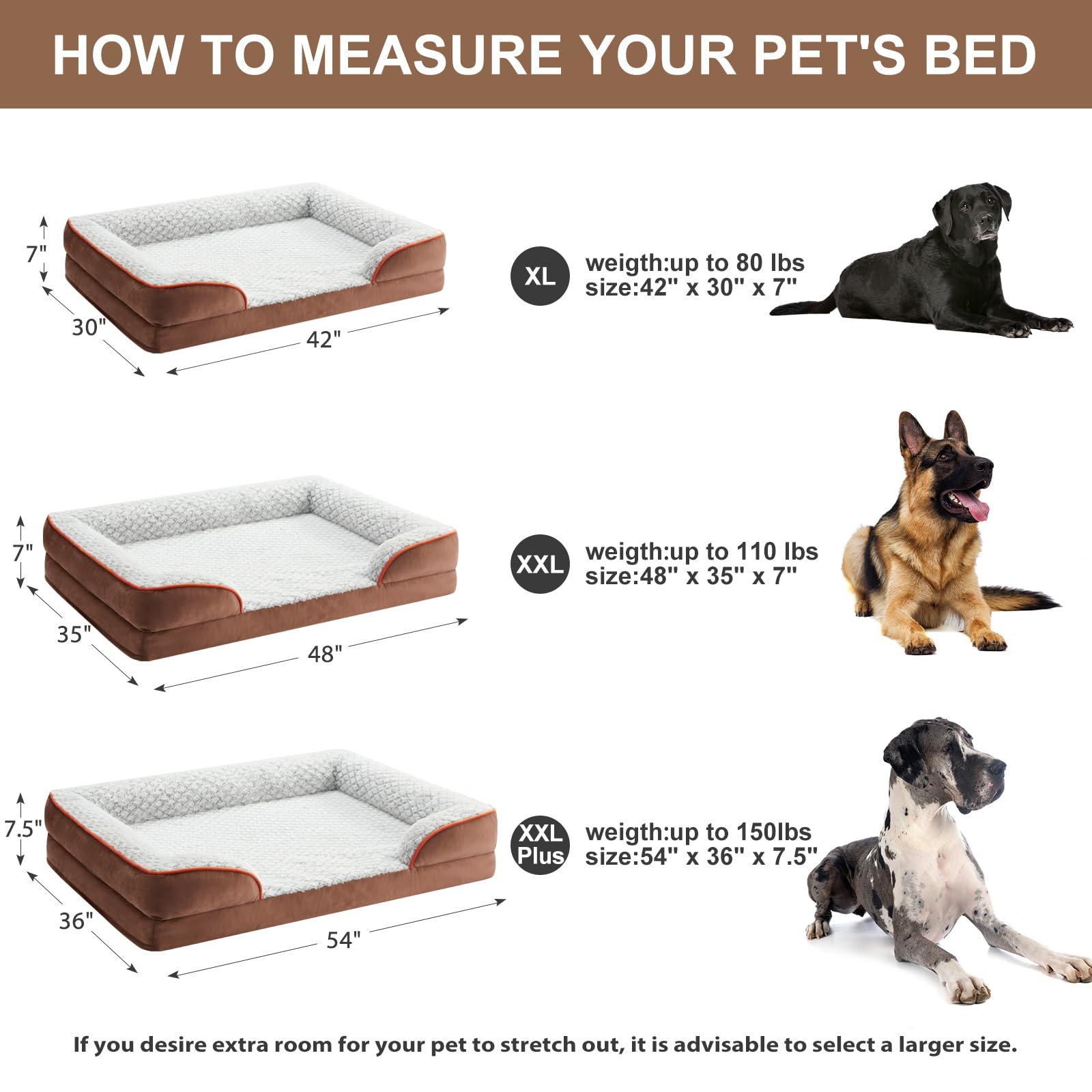 LEXTRO waterproof removable cover keeps the bed clean and easy to wash
