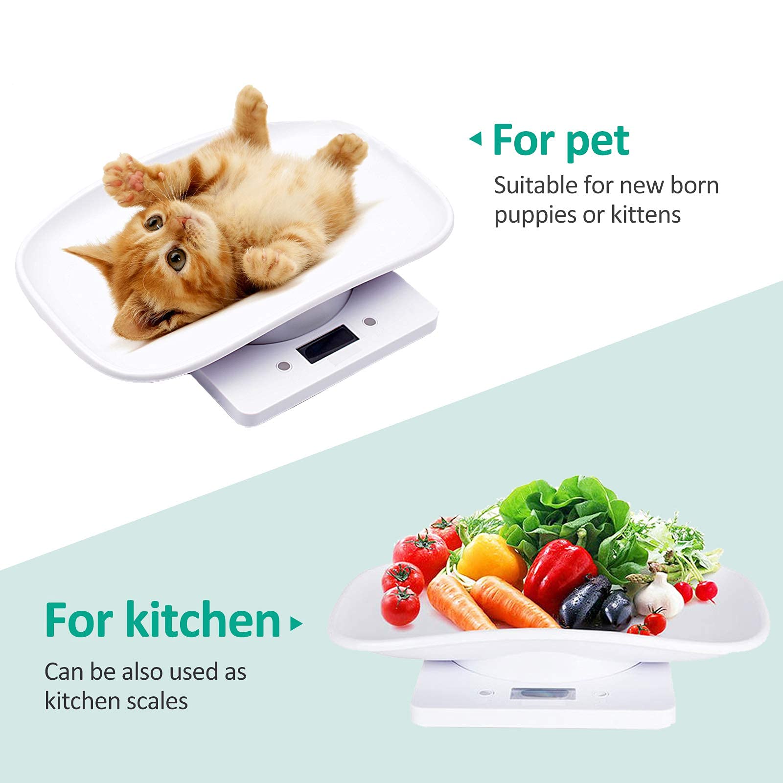 LFGKeng newborn pets weighing helps track growth changes.