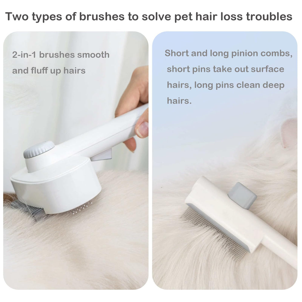 LGYJQTCMG undercoat rake for dogs and cats removes loose fur gently.