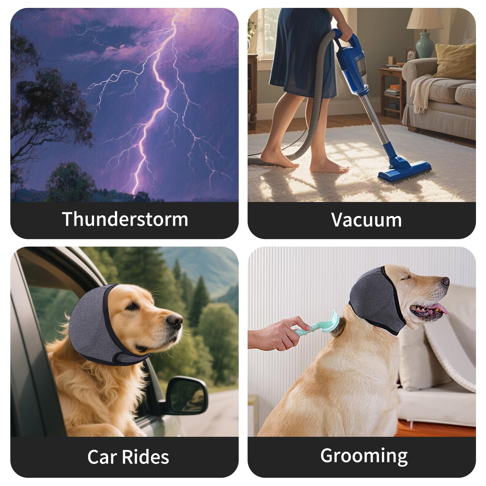 LIANZIMAU Quiet Ears machine-washable fabric for easy cleaning.
