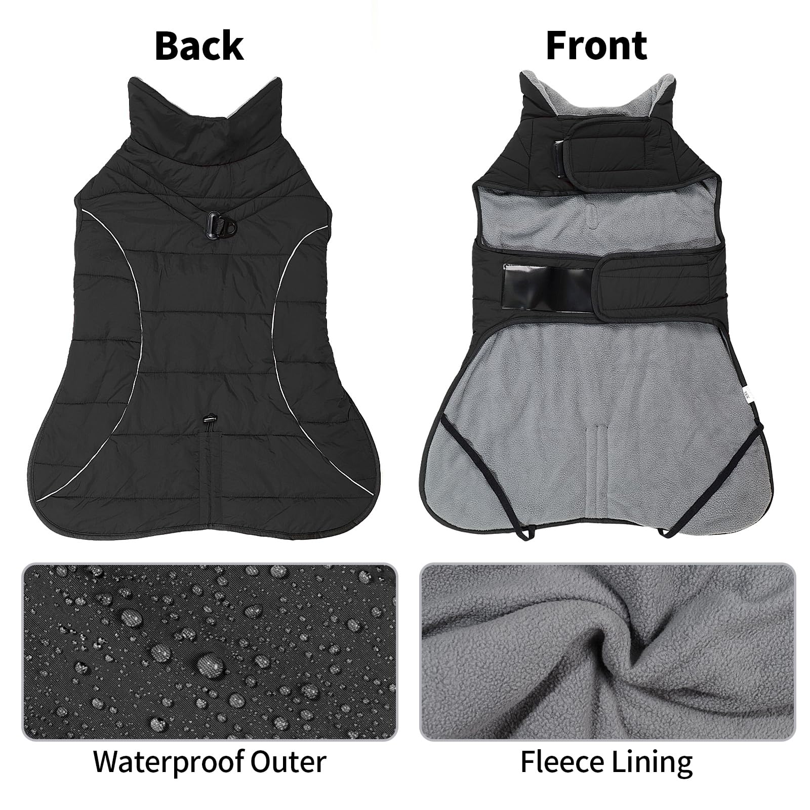 LIANZIMAU adjustable tail closure provides snug fit and prevents chafing