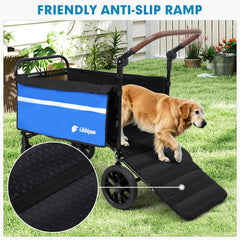 Libbipaw anti-slip ramp aids safe entry and exit for senior or injured dogs