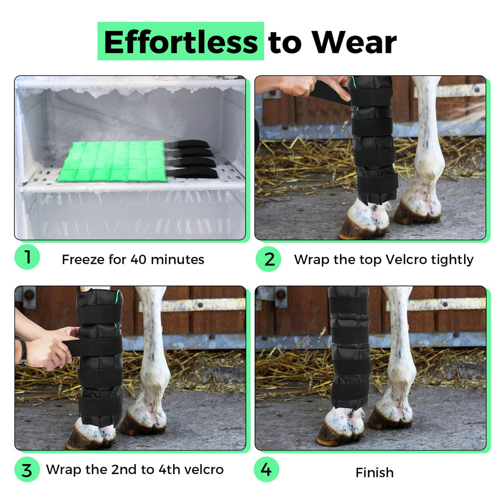 Libbipaw set of four boots for full leg coverage during prep