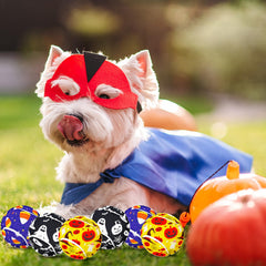 Libima 36-pcs pack of Halloween dog tennis balls ready for daily play and fun.