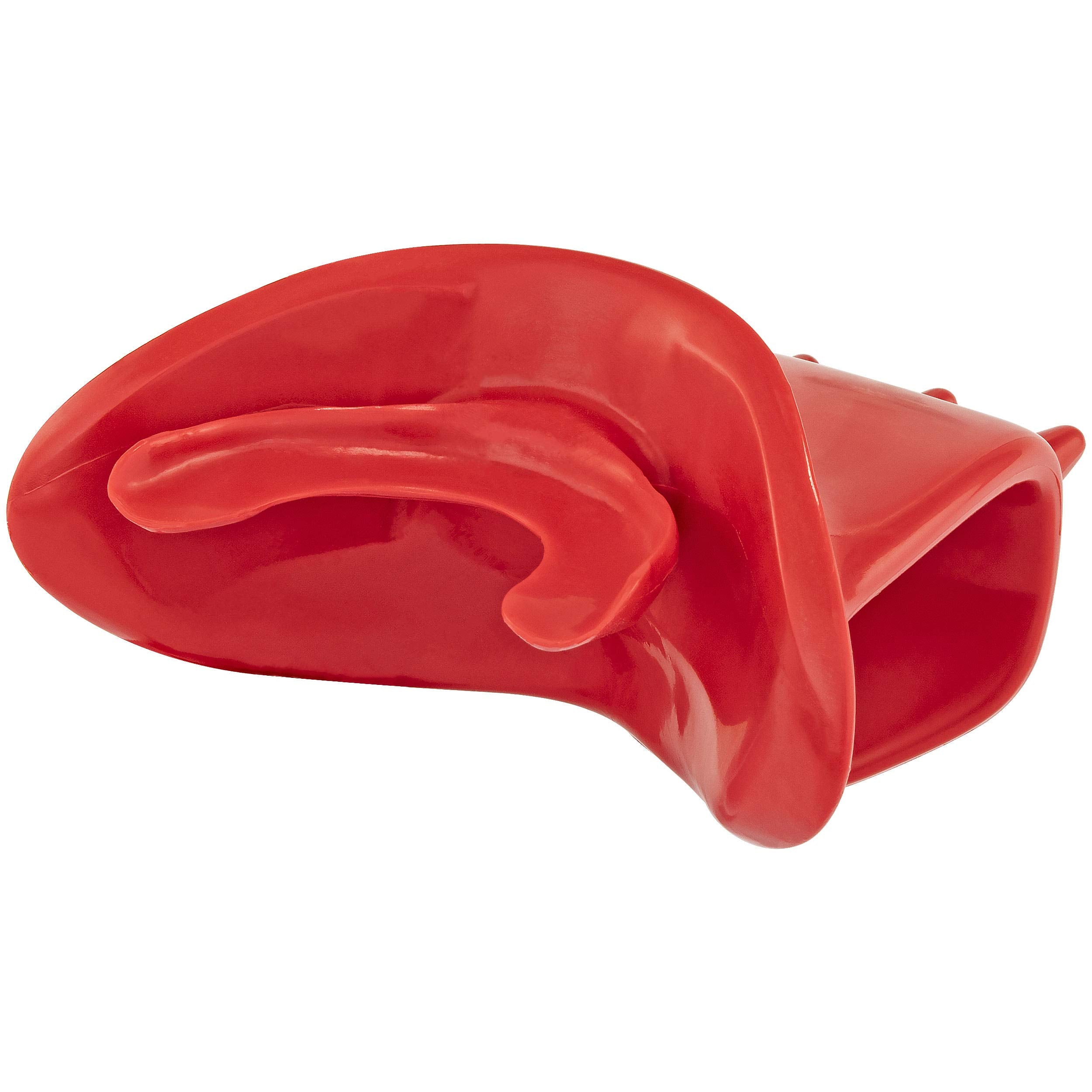 Lick'em food-grade plastic material illustrates safe contact for you and your cat.