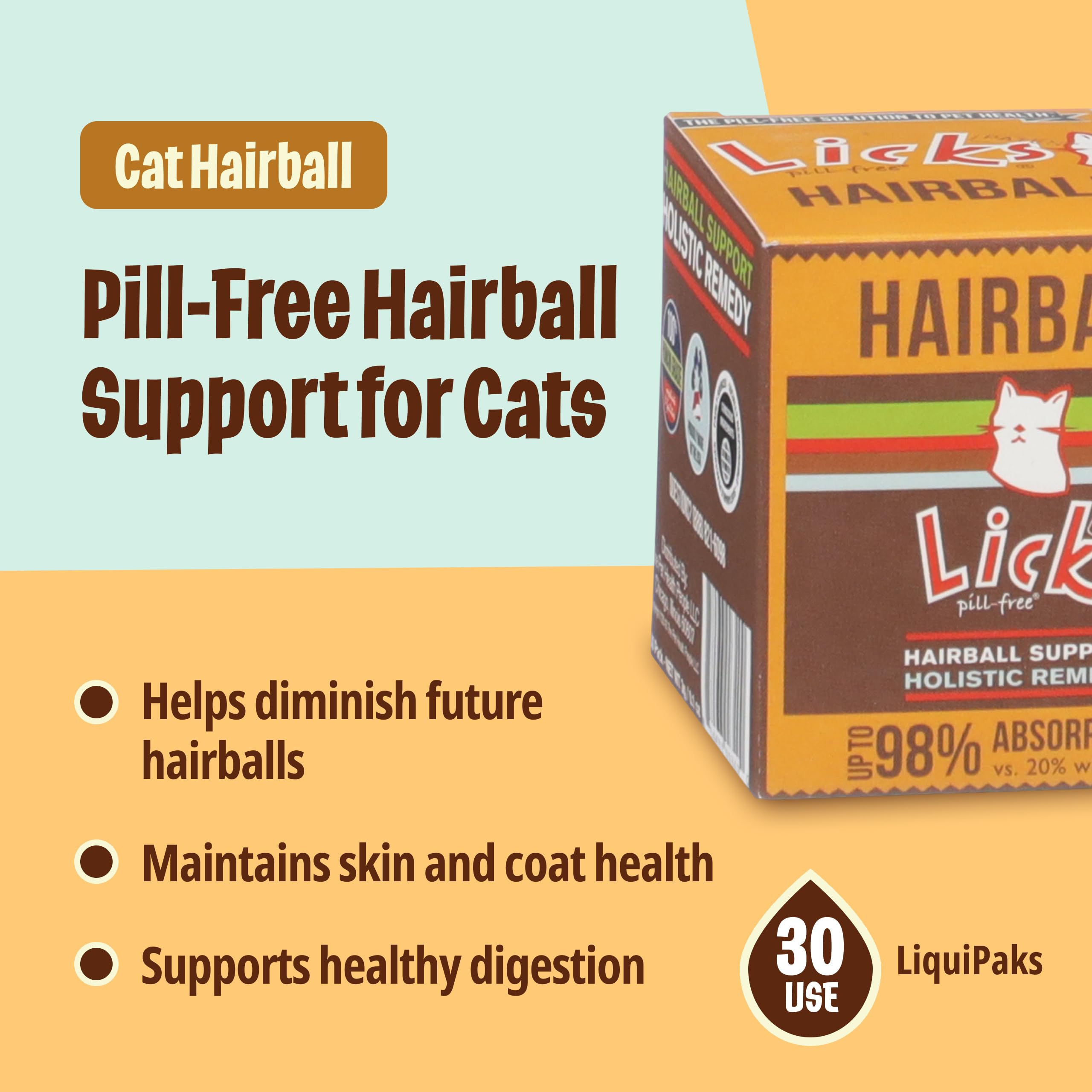 Licks Pill Free beeswax-cod-liver-oil supplement bottle promotes healthy skin and coat.