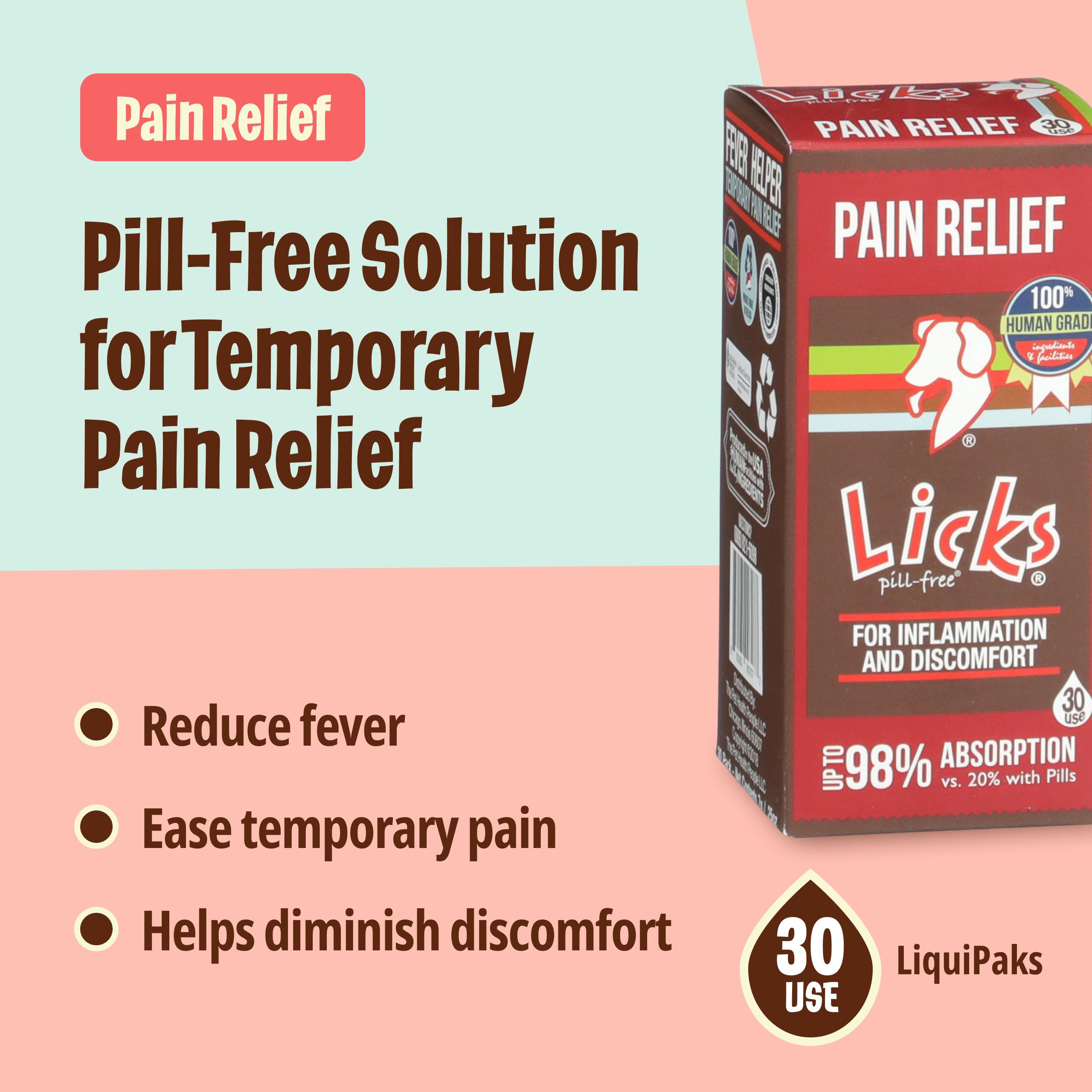 Licks Pill Free gel packets refrigerate to thicken for longer-lasting texture.