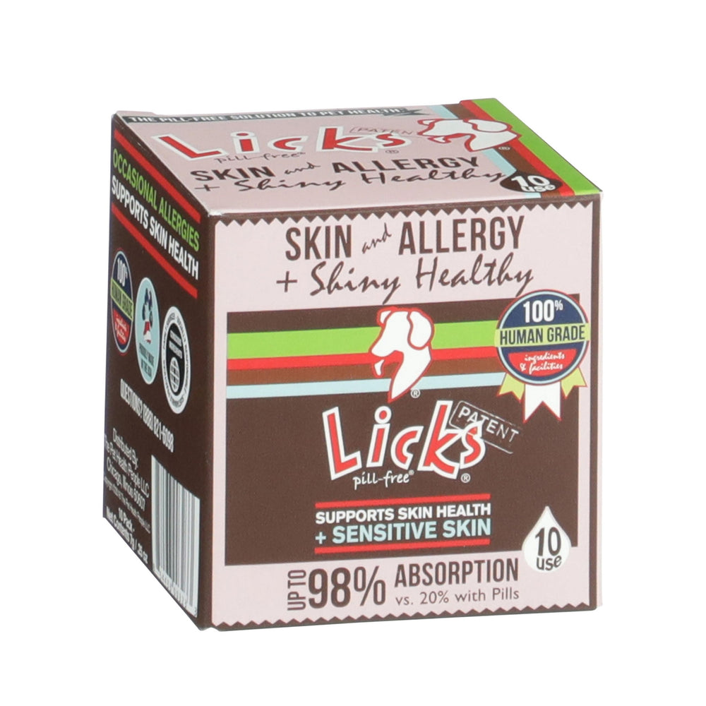 Licks Pill Free LiquiPaks bottle pour for easy daily dosing