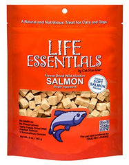 Life Essentials by Cat-Man-Doo single-ingredient salmon—simple, grain-free snack for pets.