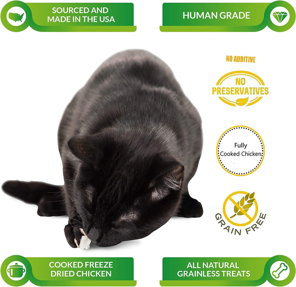 Life Essentials USA-made, FDA-inspected treat packaged with care.