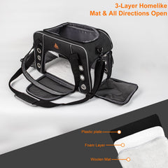 Lifeand cat carrier safety belts and shoulder straps for car travel