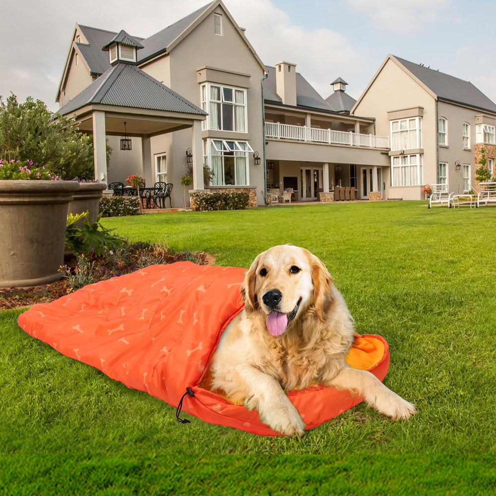 Lifeunion packable dog bed folds compactly for travel and storage.