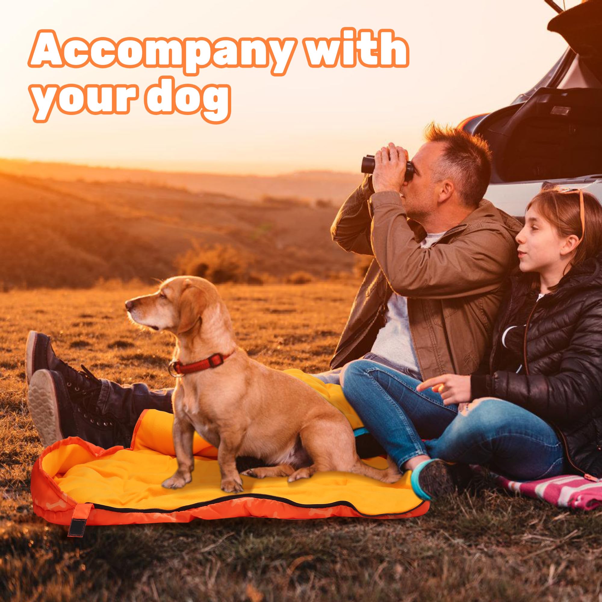 Lifeunion dog sleeping bag doubles as a home mat for indoor lounging.