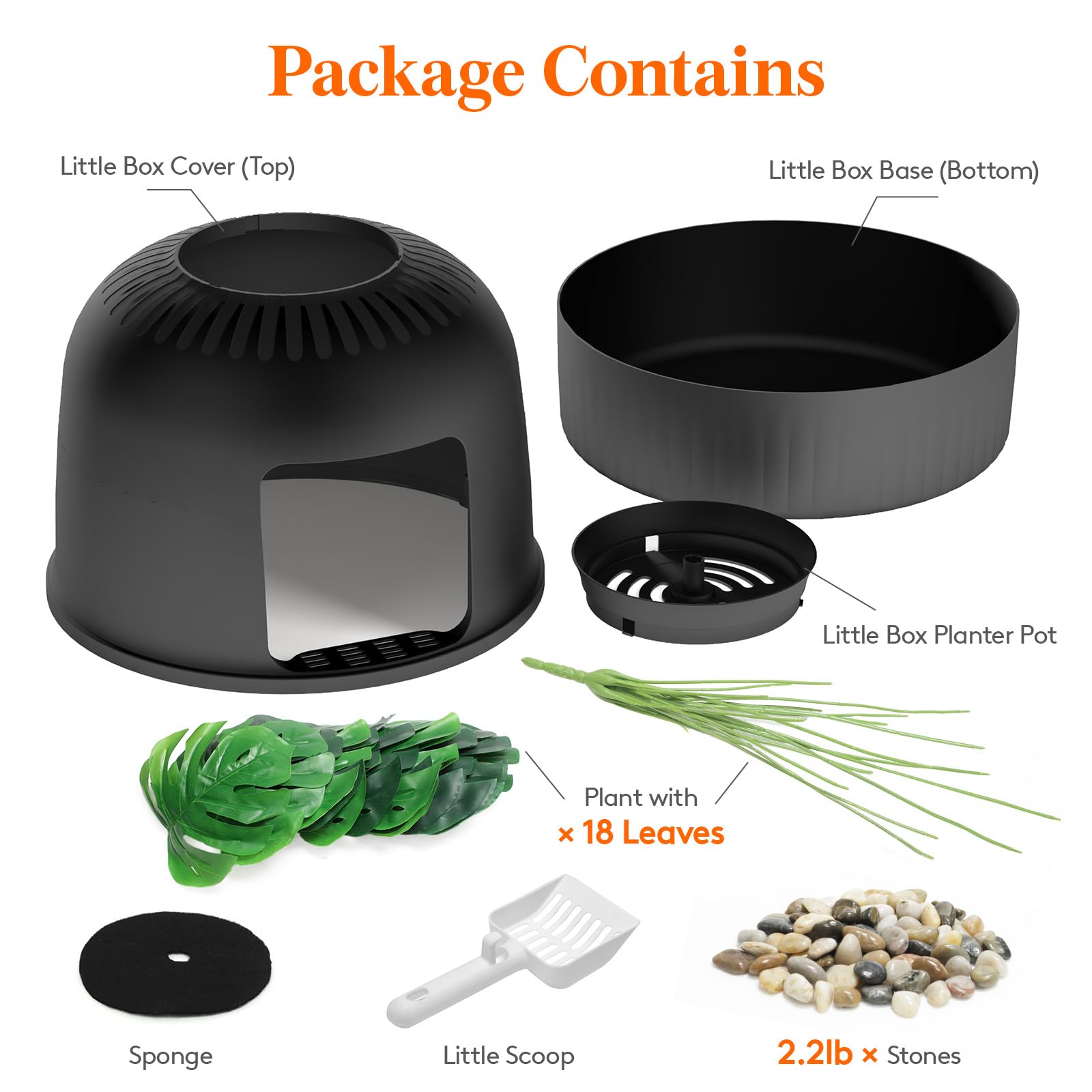 Lifewit closed-bin odor control locks trash and dander for cleaner rooms