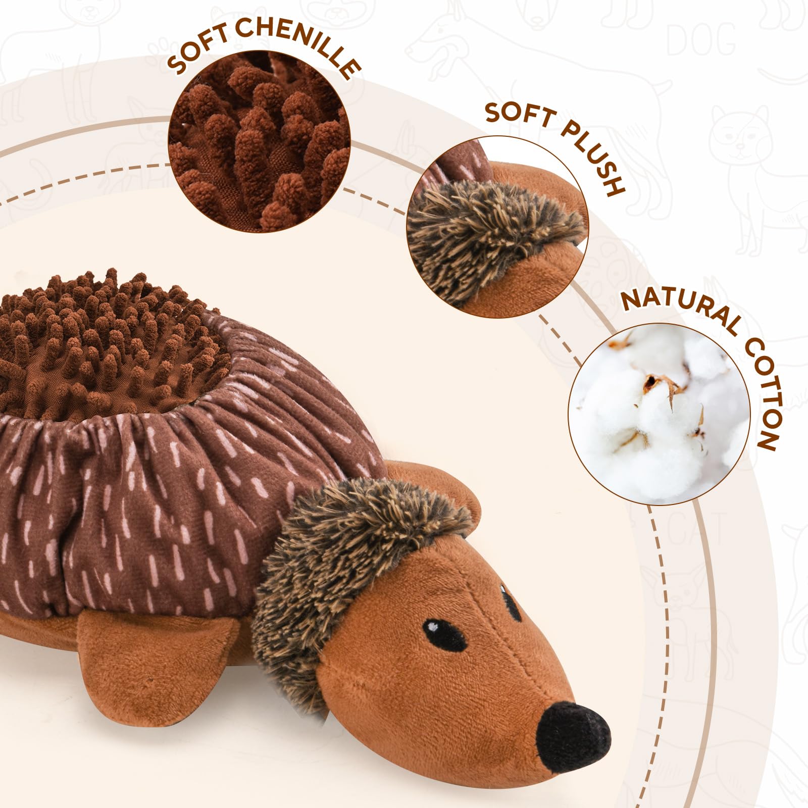 LIFLIX 2in1 dog treat puzzle reveals rewards during sniff-and-search play