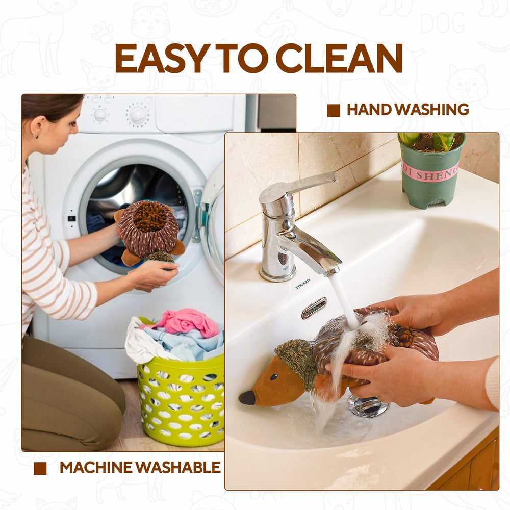 LIFLIX 2in1 machine-washable dog toy for easy cleaning