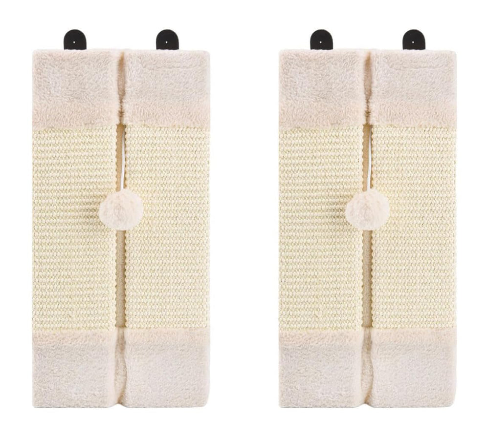 LIFLIX 2-pack wall corner scratcher mounted to wall protects furniture.