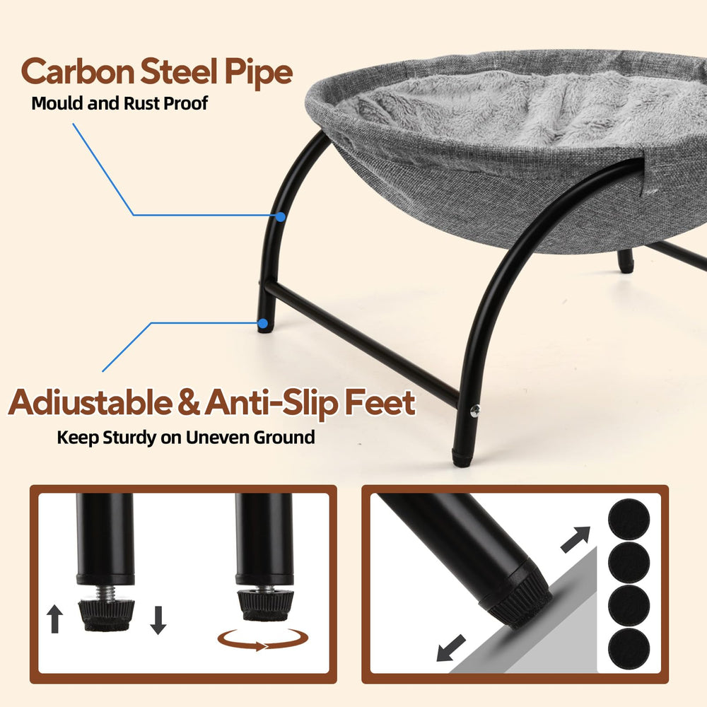LIFLIX easy assembly feature highlights a quick setup for the cat hammock