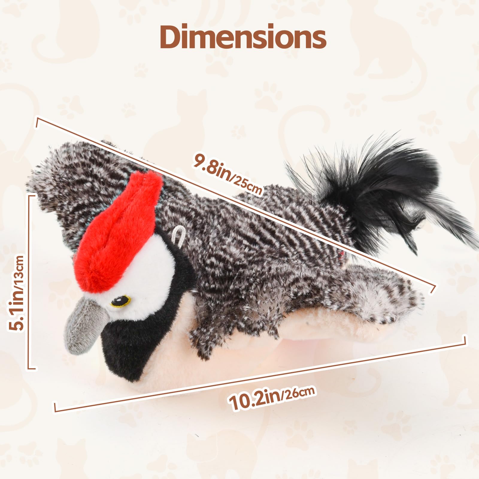 LIFLIX Flappy Bird motion sensor activates paw-chase engagement during play