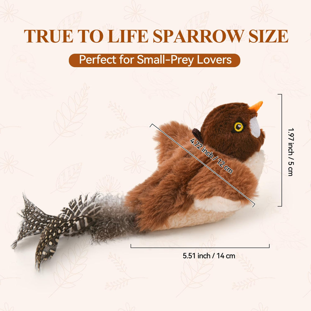 LIFLIX flappy bird wings closeup highlights soft plush and realistic flutter.