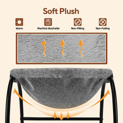 LIFLIX dimensions Close-up showing 17x17x9.5 inch footprint for small pets up to 22 lb