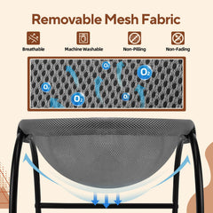 LIFLIX raised cat hammock bed adjustable-height fits different spaces