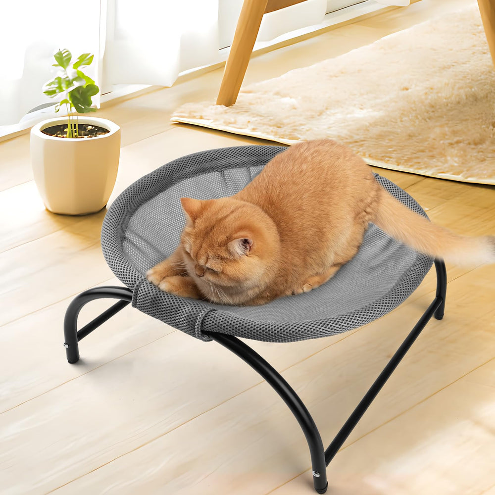 LIFLIX raised cat hammock bed machine-washable cover simplifies cleaning