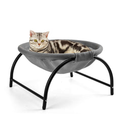 LIFLIX raised cat hammock bed sunken-design promotes cocoon-like security for napping cats