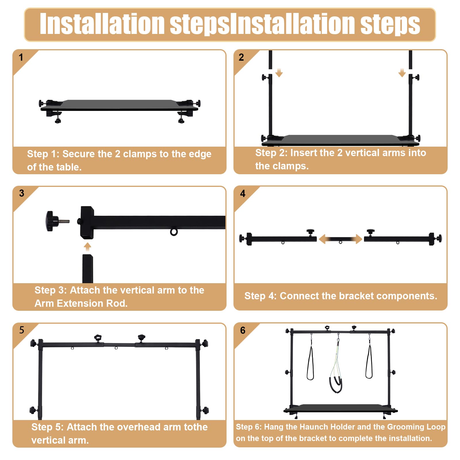 Ligefoy arm is built with a durable frame for long-term use.