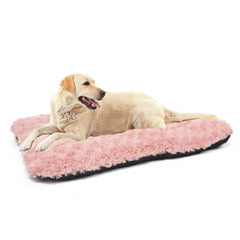 LIGENZ 42-inch pink dog bed full view for luxurious lounging