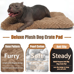 LIGENZ dog crate pad vacuum-packed fluff ready to fluff after unpack.