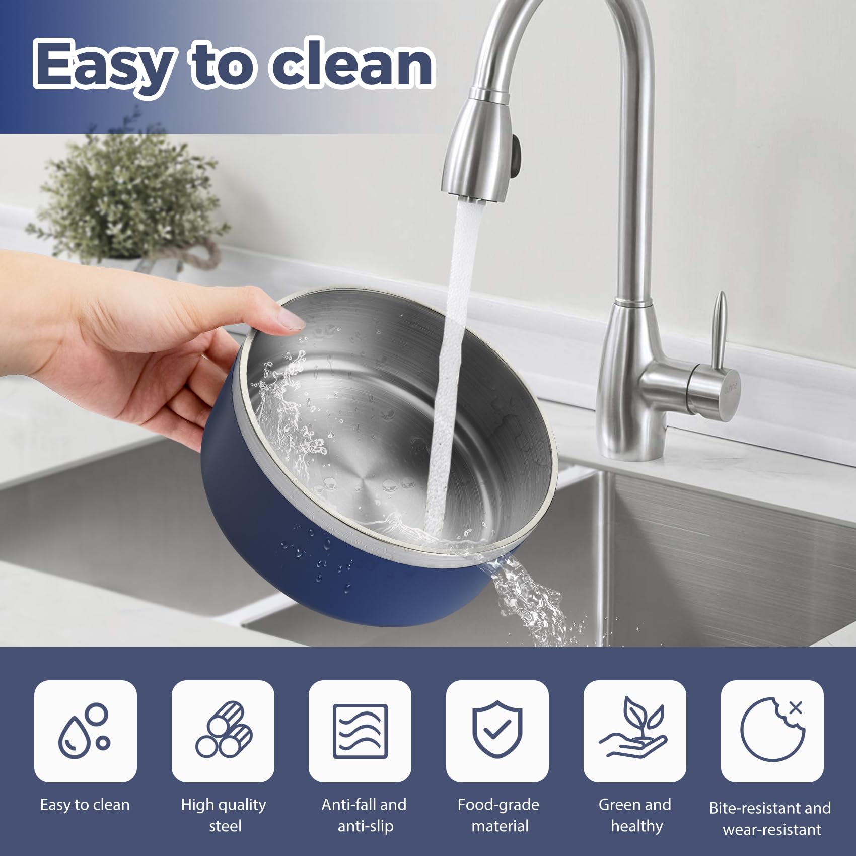 LIHOOOOM easy-clean design simplifies post-meal cleanup