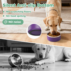 LIHONG abs-outer-shell-durable-dog-bowl for outdoor feeding