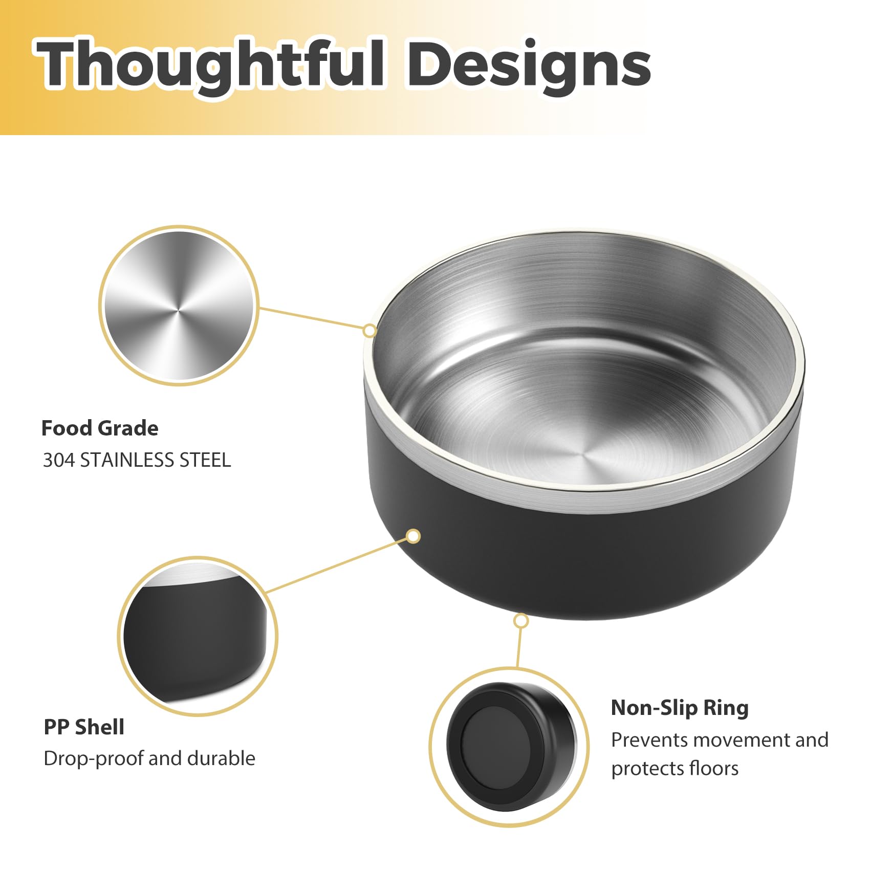 LIHOOOOM insulated design helps keep water cool for longer during use.