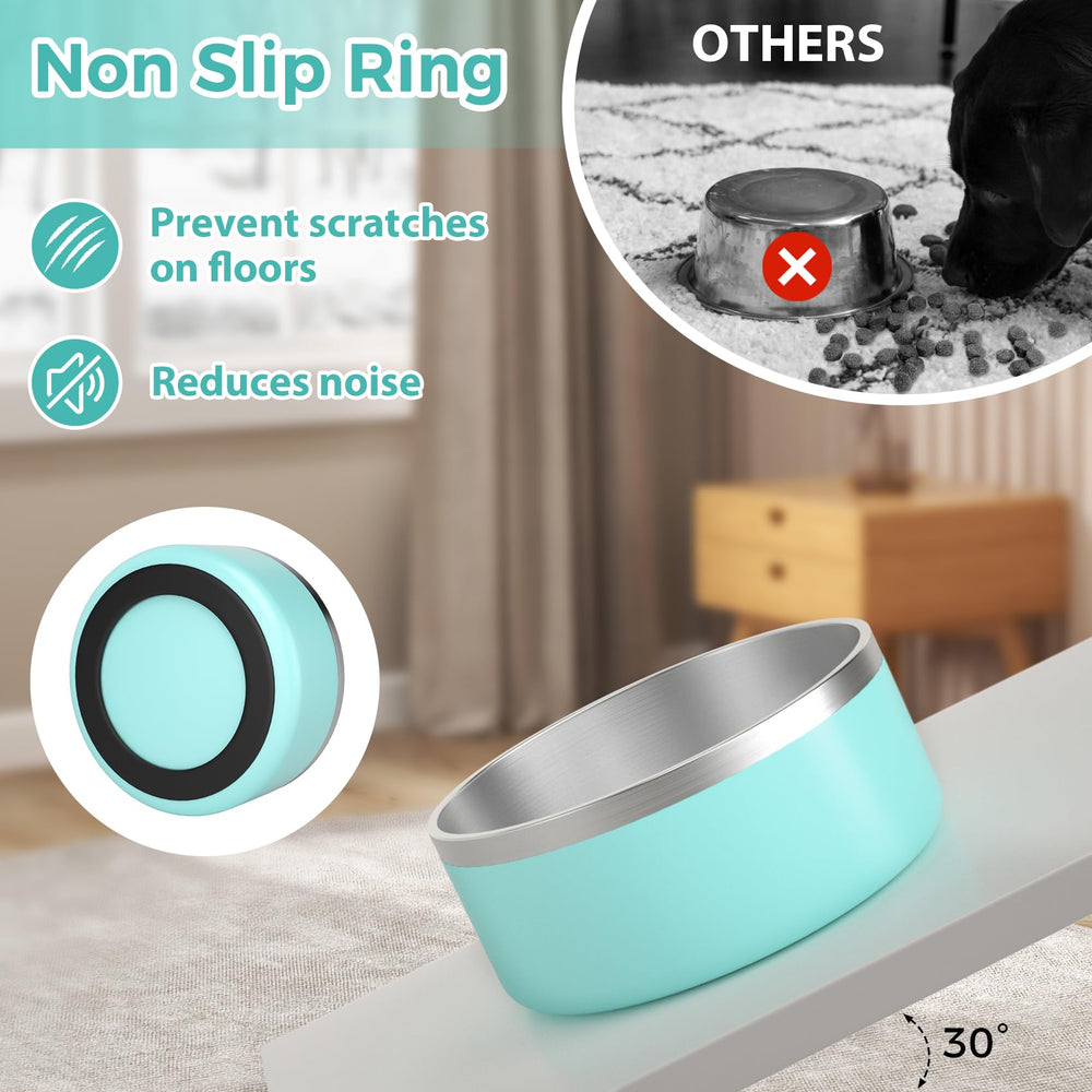 LIHOOOOM anti-slip bottom stays put during mealtime.