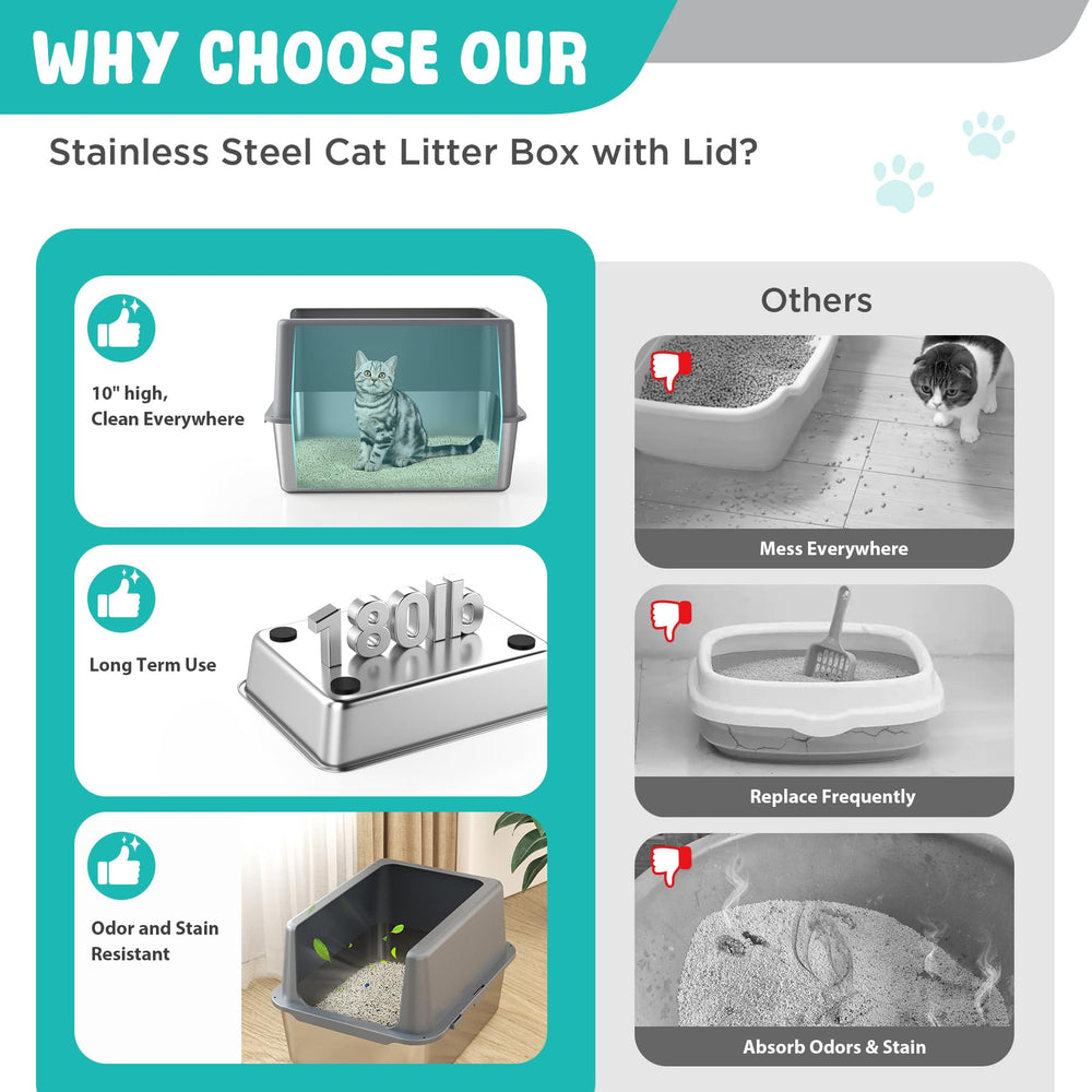 LIHOOOOM easy-clean feature with hair sticker for fur and dust removal.