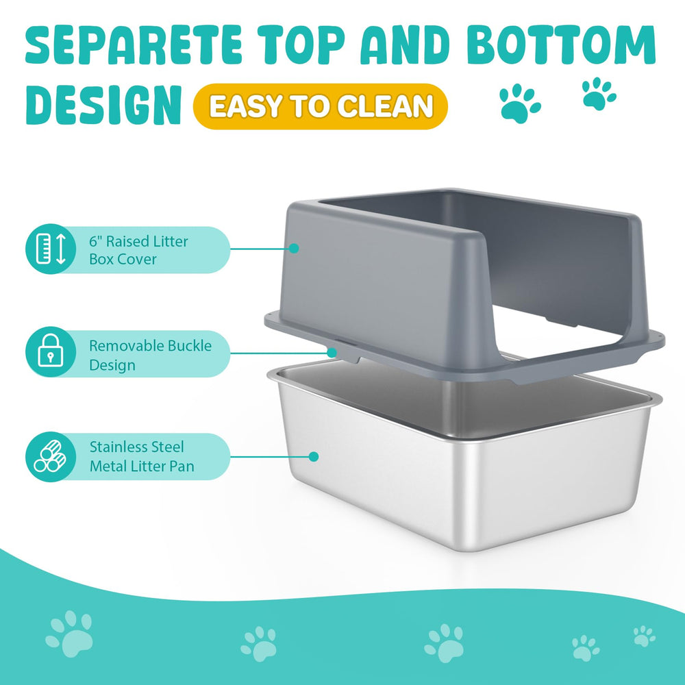 lihoooom litter box hair-sticker aids quick hair removal during cleaning.