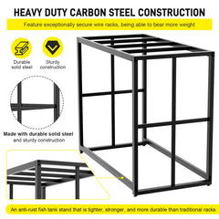 Likeem stand supports up to 660 lbs for larger tanks or terrariums