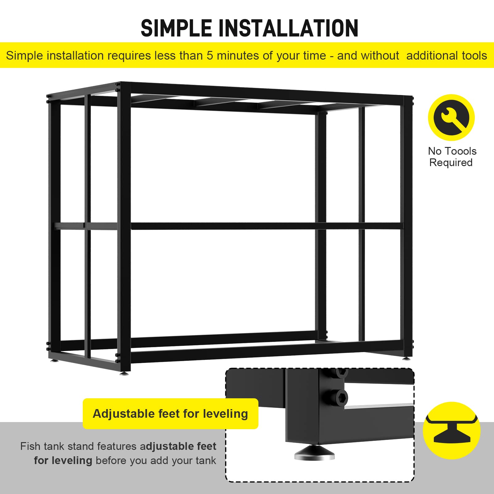 Likeem modern black design blends with home or office décor