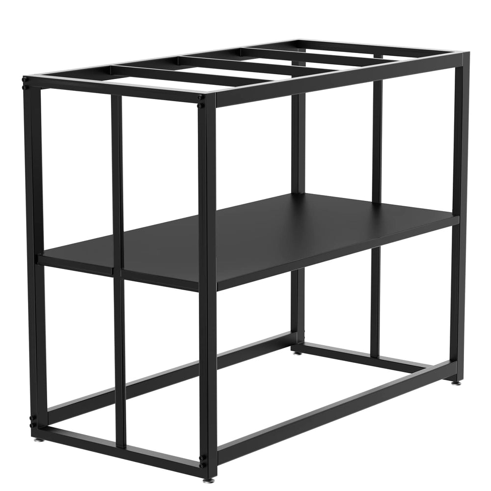 Likeem fish tank stand shows sturdy steel frame for stable setups