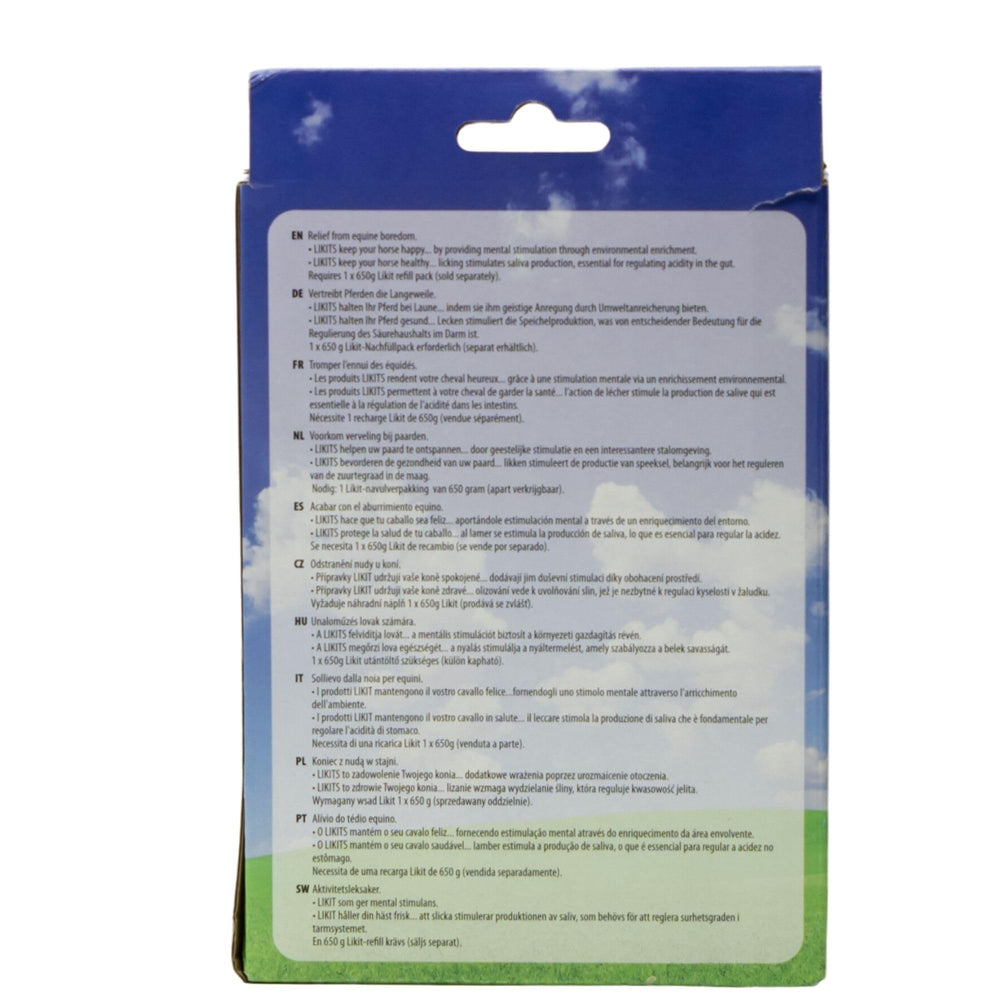Likit Signature Holder hanging setup shows easy installation in stalls or paddocks
