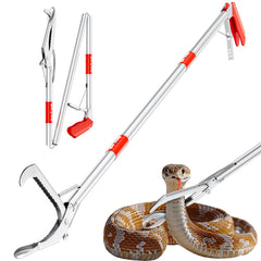 Likorlove 50-inch snake grabber tool shows extended reach for safe relocation