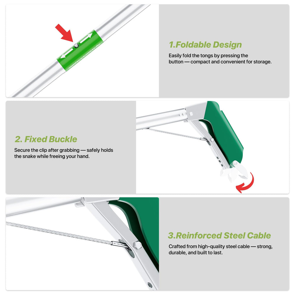 Likorlove non-slip ergonomic handle offers steady grip in wet conditions.