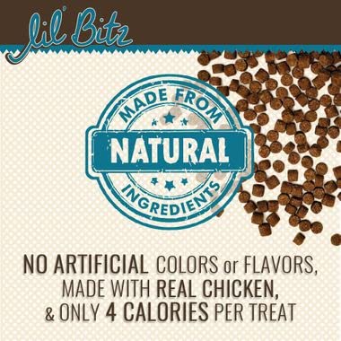 Lil' Bitz treats suitable for all dog sizes, from puppies to seniors.