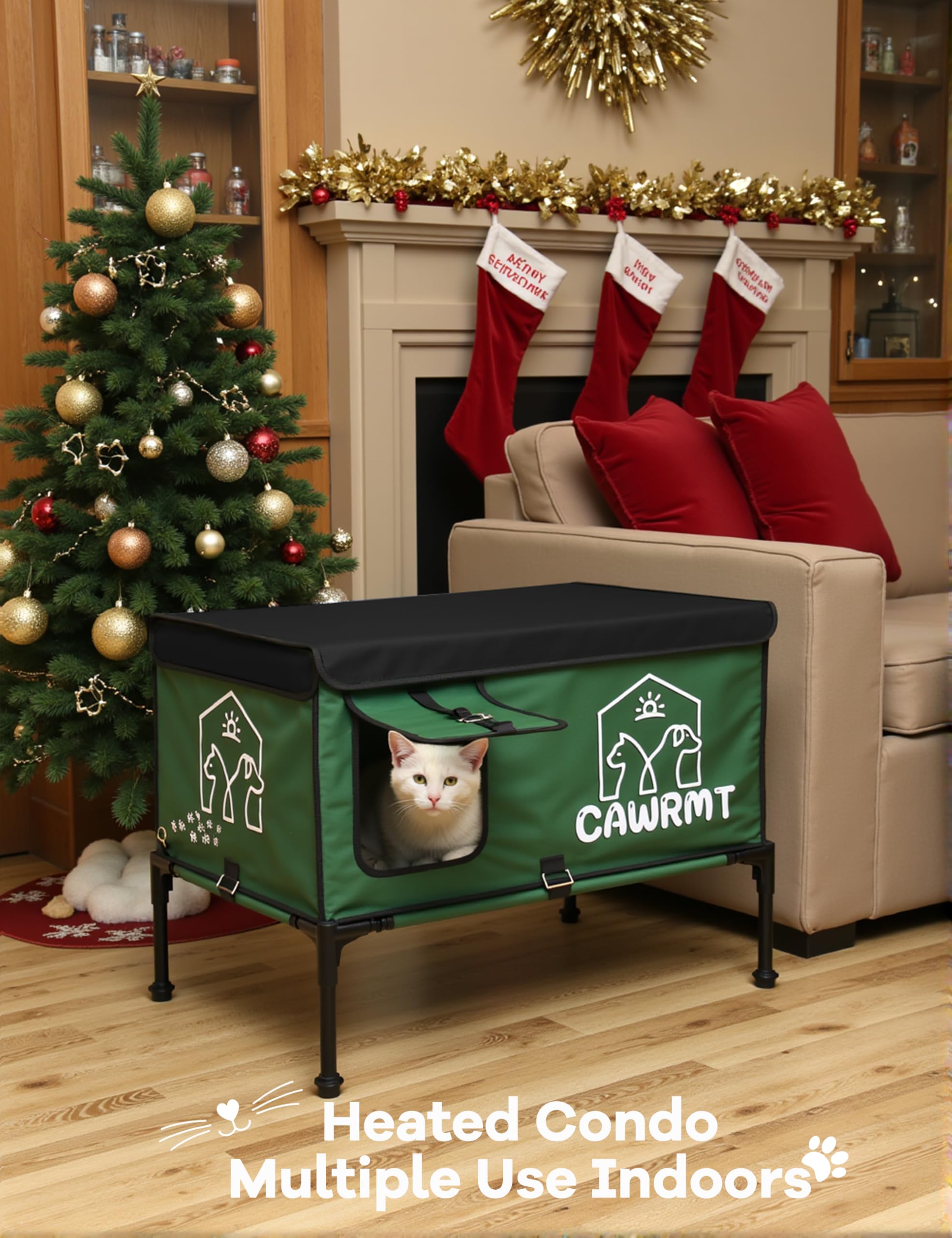 LiLadayd thermostat-controlled heater maintains pet-safe warmth.