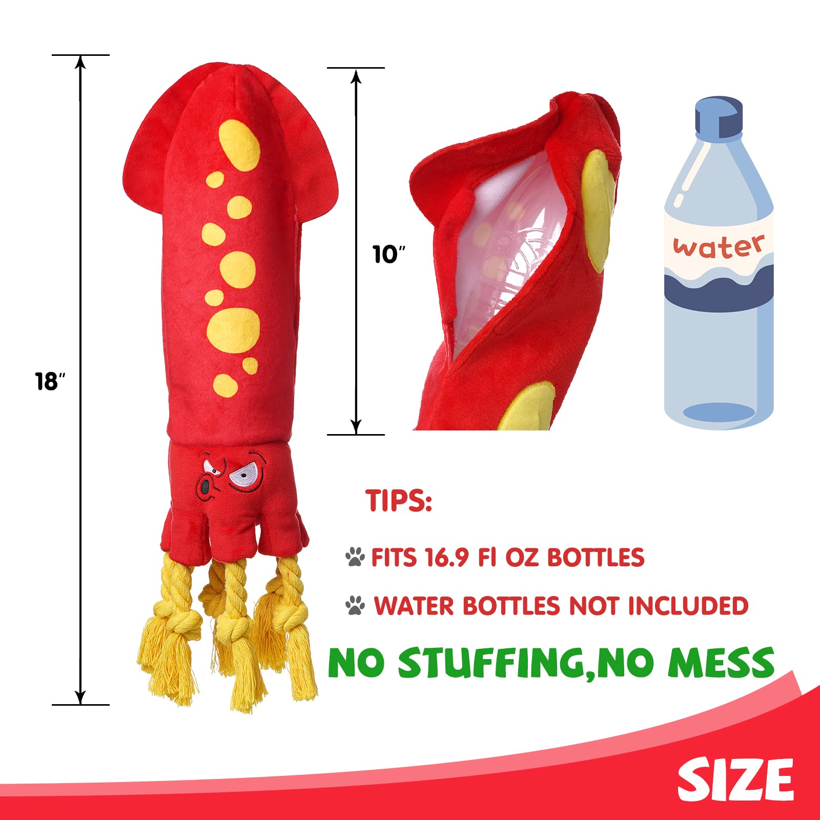 lilfrd treat-dispensing octopus pocket toy promotes sniffing and slow feeding