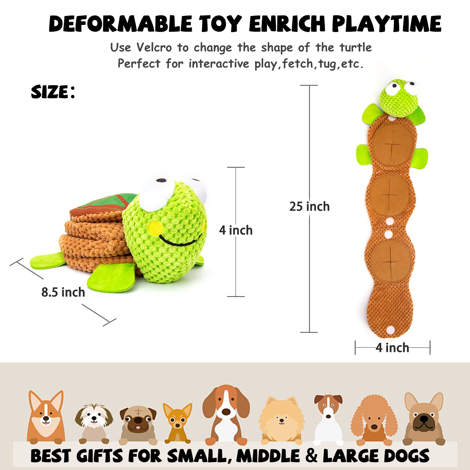 lilfrd turtle toy corduroy bumps support dental brushing during playtime and teething