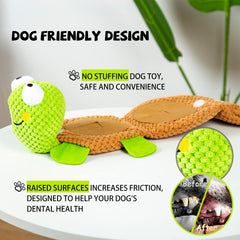 lilfrd turtle toy squeaker and crinkle head image signals interactive play and noise appeal