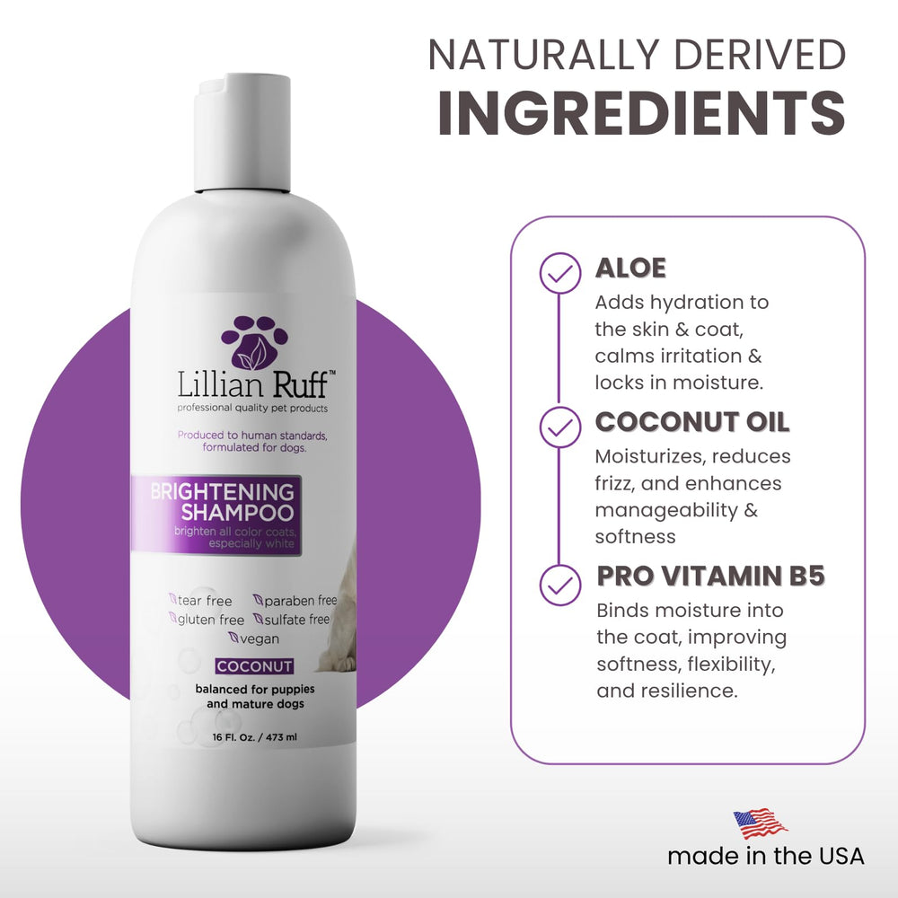 Lillian Ruff PRO formula Aloe Provitamin B5 image highlights soothing care during washes