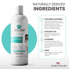 Lillian Ruff PRO Formula Oatmeal conditioner pump action enables easy, mess free application